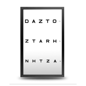 Pantalla de agudeza visual LCD-2400