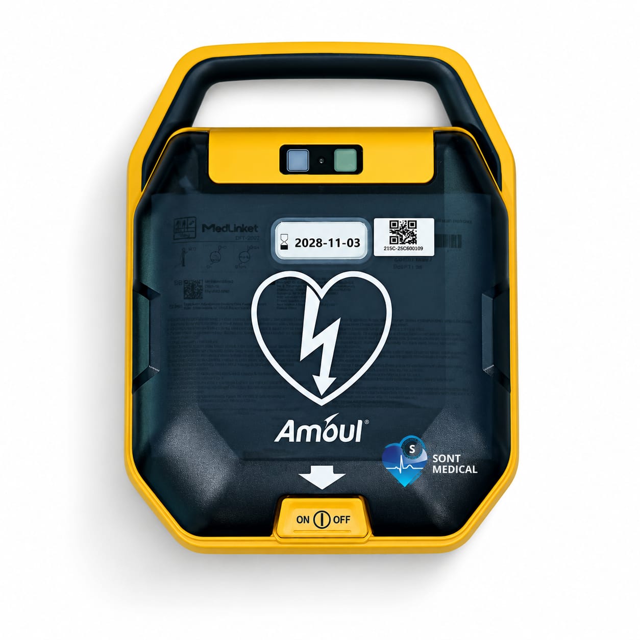 DEA i7 Plus, AMOUL i7 Plus, desfibrilador externo automático, DEA automático, AED profesional, desfibrilador portátil, desfibrilador hospitalario, desfibrilador 360J, equipo de emergencia médica, reanimación cardiopulmonar, RCP asistida, DEA adulto pediátrico, desfibrilador IP65, equipos biomédicos, equipos médicos hospitalarios.