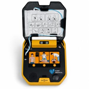 DEA i7 Plus, AMOUL i7 Plus, desfibrilador externo automático, DEA automático, AED profesional, desfibrilador portátil, desfibrilador hospitalario, desfibrilador 360J, equipo de emergencia médica, reanimación cardiopulmonar, RCP asistida, DEA adulto pediátrico, desfibrilador IP65, equipos biomédicos, equipos médicos hospitalarios.